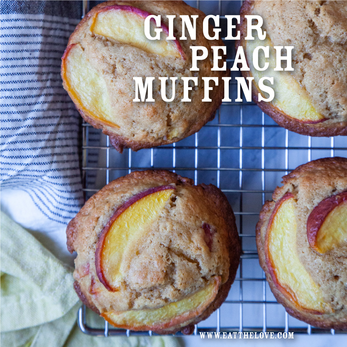 ginger-peach-muffins