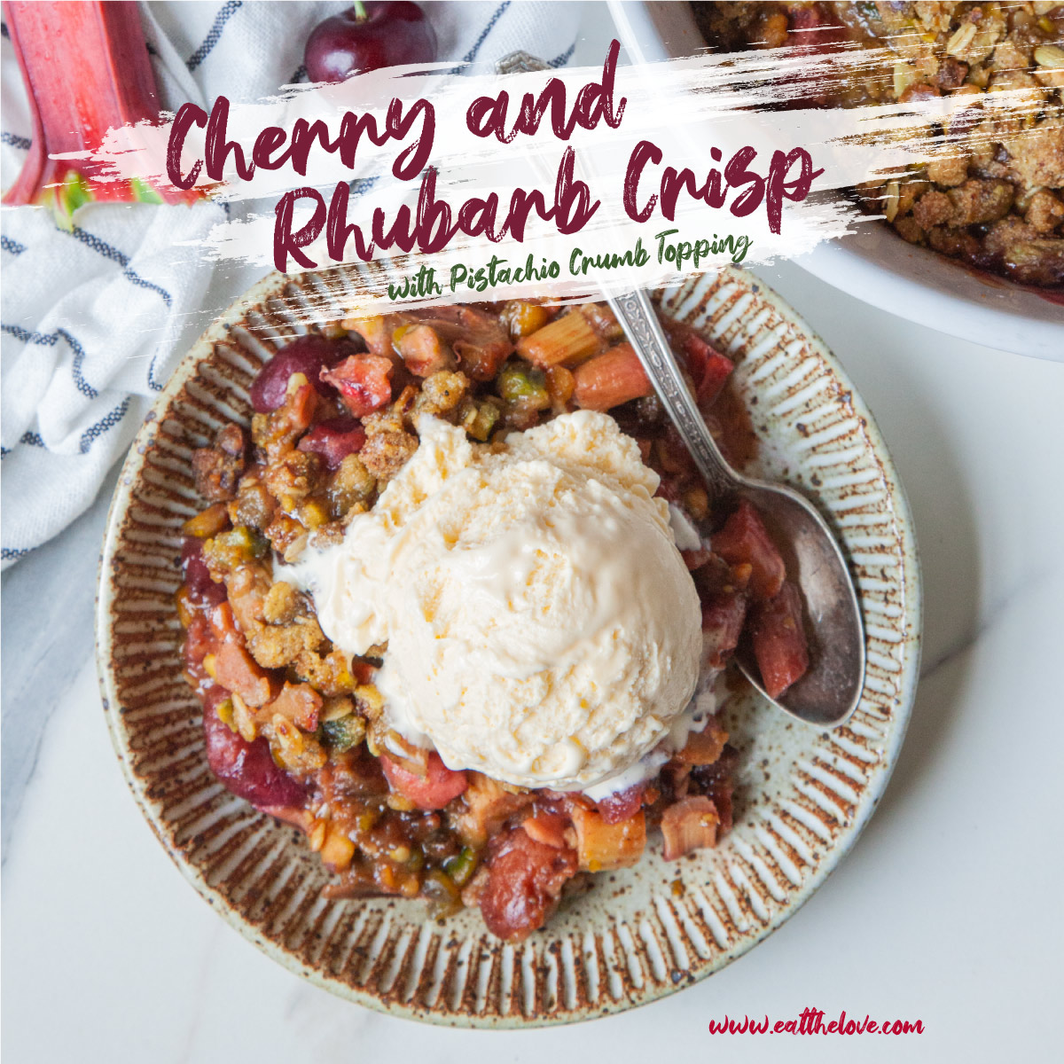 cherry-rhubarb-crisp-with-pistachio-crumb-topping-(sponsored-post)